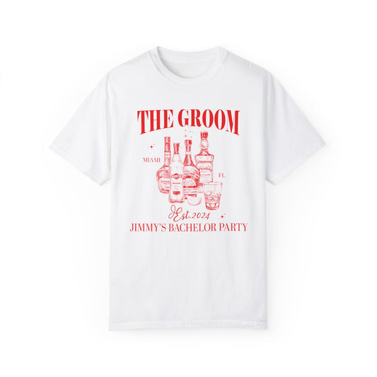 The Groom Bachelor Party Shirts, Groomsmen Shirts, Custom Bachelor Party Gifts, Funny Bachelor Shirts, Group Bachelor Shirts, CC1555
