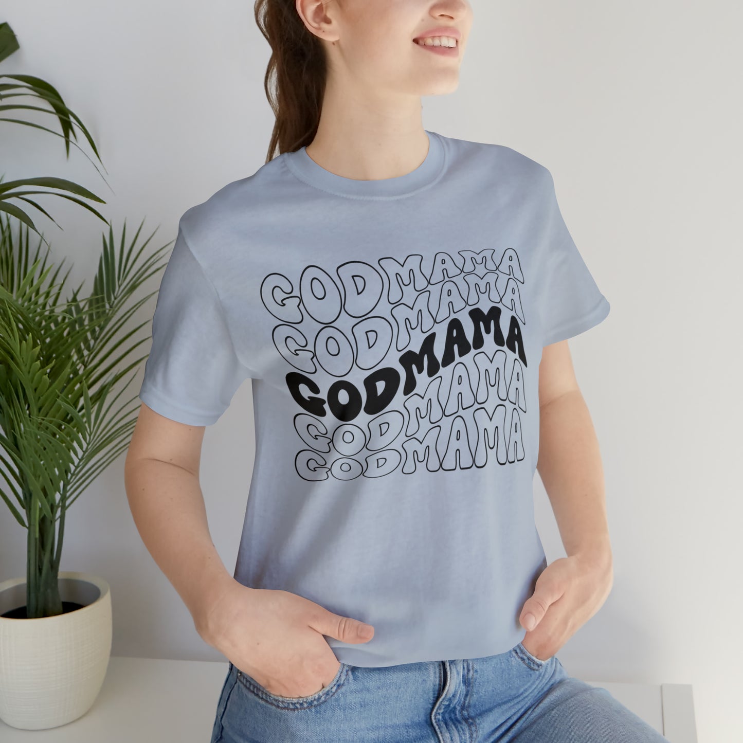 Retro Godmother Shirt for Mother's Day, Godmother Gift from Goddaughter, Cute Godmama Gift for Baptism, God Mother Proposal, T251