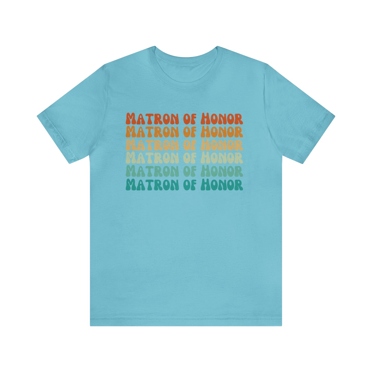 Retro Matron of Honor Shirt, Matron of Honor Shirt for Women, Cute Bachelorette Party Tee for Matron of Honor, T278