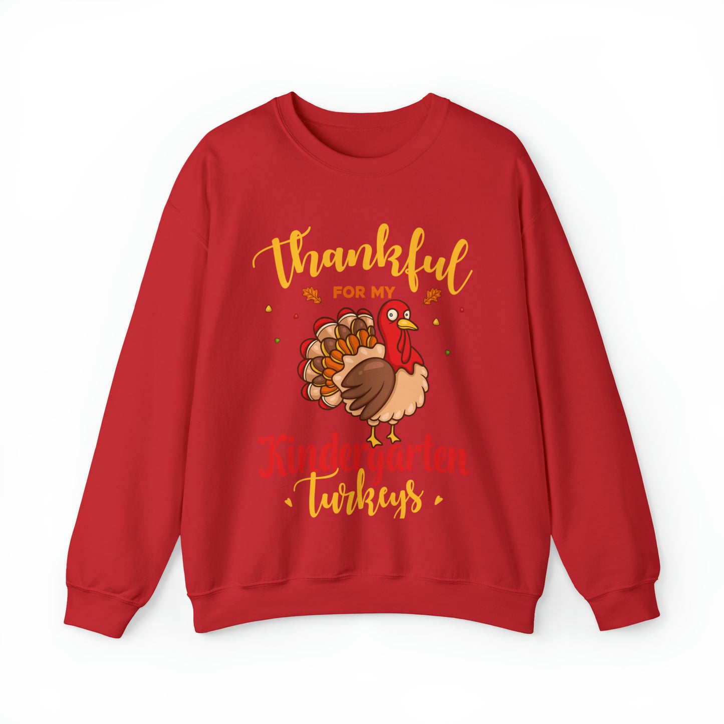 Thankful For My Kindergarten Turkey Sweatshirt, Thanksgiving Dinner Sweatshirt, Family Thanksgiving Shirt, Thanksgiving Turkey Shirt, S860