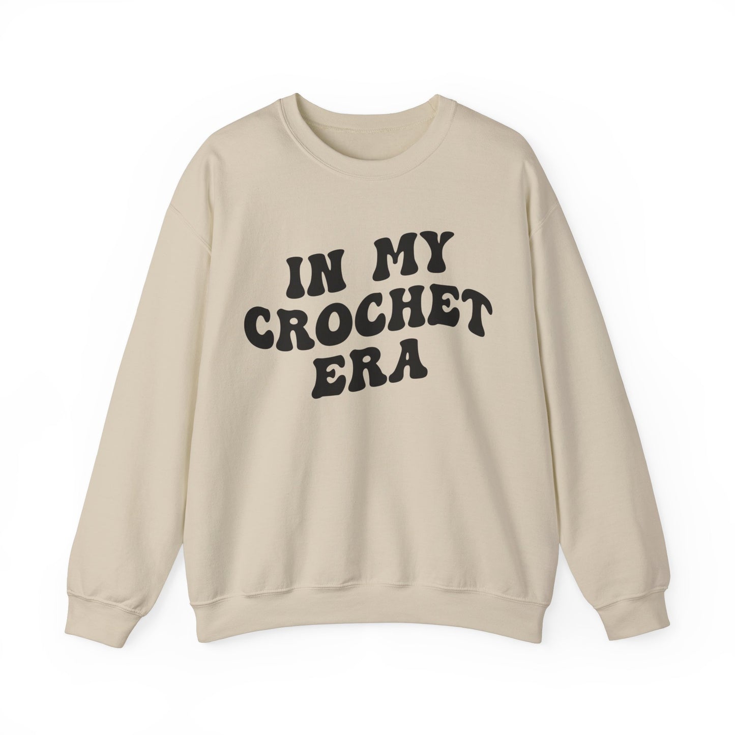 In My Crochet Era Sweatshirt, Gift for Crochet Lover, Crochet Lover Sweatshirt, Knitting Lover Sweatshirt, Crafter Mom Sweatshirt, S1168