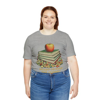 Back to school shirt funny for student - Ready to rule the school, T152