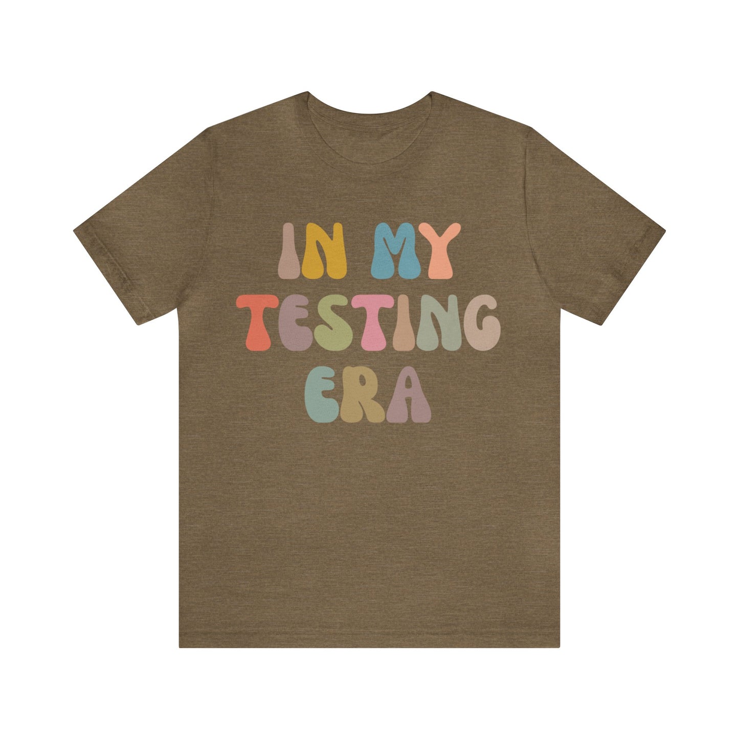 In My Testing Era Shirt, Exam Day Shirt, Funny Teacher Shirt, Teacher Appreciation Gift, Gift for Best Teachers, Teacher shirt, T1302