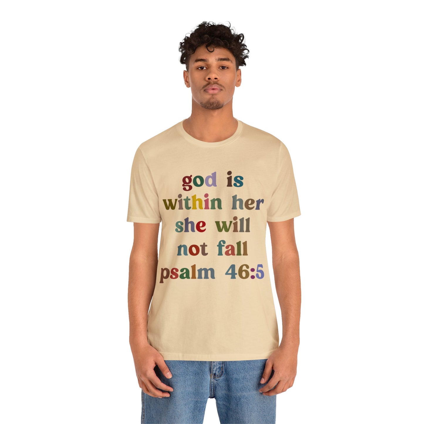 God Is Within Her She Will Not Fall Shirt, Godly Woman Shirt, Religious Women Shirt, Christian Shirt for Mom, Jesus Lover Shirt, T1236