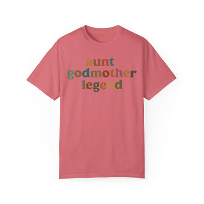 Aunt Godmother Legend Shirt for Aunt, Cute Godmother Gift from Goddaughter, Godmother Proposal, Retro Godmother Gift for Baptism, CC1034