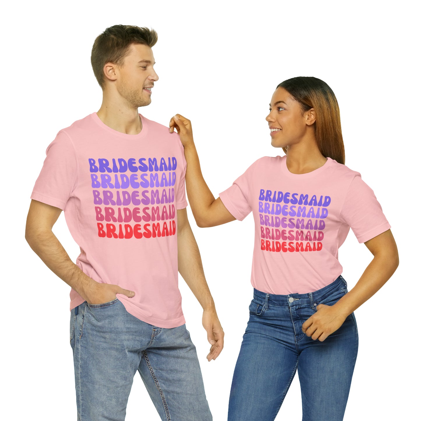 Retro Bridesmaid TShirt, Bridesmaid Shirt for Women, T285