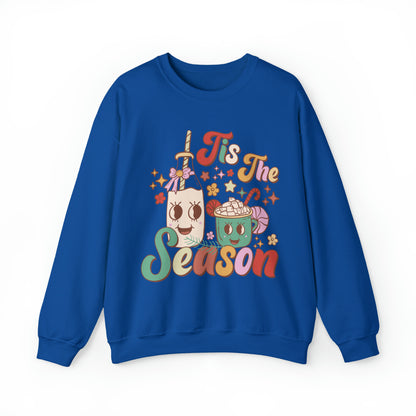 Christmas Tis The Season Sweatshirt, Merry Christmas Shirt, Christmas Tree Sweater, Christmas Tree shirt, Christmas Cake Sweatshirt, S890