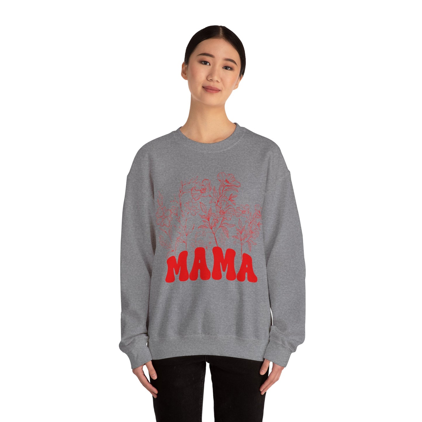 Wildflowers Mama Sweatshirt, Mama Sweatshirt, Retro Mom Sweatshirt, Mother's Day Gift, Flower Shirts for Women, Floral New Mom Gift, S1592