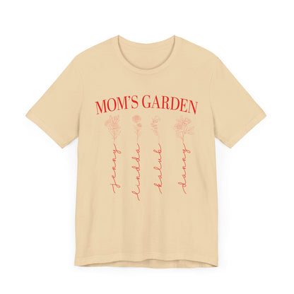 Custom Birth Month Flowers Shirt, Custom Moms Garden Shirt, Grandmas Garden Sign Shirt, Birth Month Flower Shirt,  Birth Flower Shirt, T1611