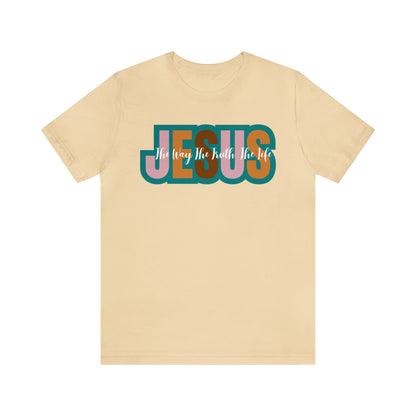 Retro Christian Tshirt, Jesus Tee for Christian Apparel, Christian Shirt for Women, T255