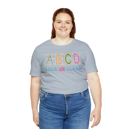 Pre-school Teacher Shirt, Kindergarten Teacher Shirt, ABCD Shirt, Cute Teacher Shirt, Nursery Teacher Shirt, T376