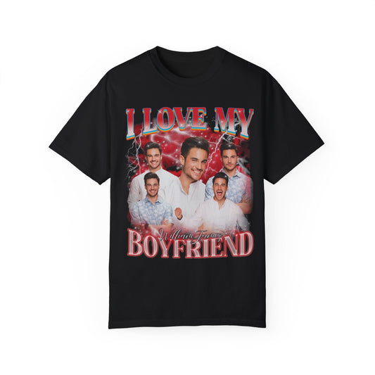 I Love My Boyfriend Shirt, Custom Bootleg Rap Tee, I Love My bf Shirt, Couples Shirts, Custom I Love My Boyfriend, Boyfriend Gift, CC1628