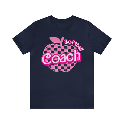 Softball Coach shirt, Pink Sport Coach Shirt, Colorful Coaching shirt, 90s Cheer Coach shirt, Back To School Shirt, Teacher Gift, T822