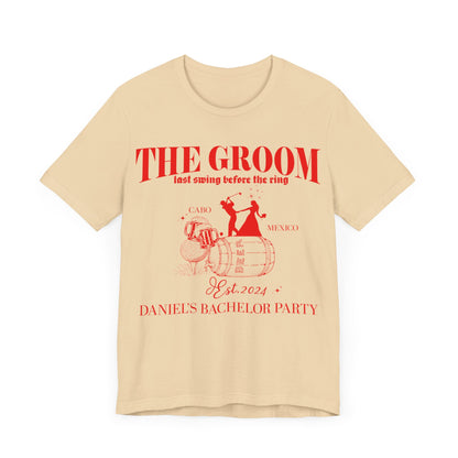 The Groom Bachelor Party Shirts, Groomsmen Shirt, Custom Bachelor Party Gifts, Group Bachelor Shirt, Golf Bachelor Party Shirt, 12 T1605