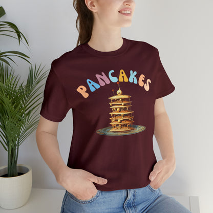 Pancakes Shirt, Pastry Chef Shirt, Baking Mom Shirt, Retro Pancakes Shirt, Pancake Lover Shirt, T273