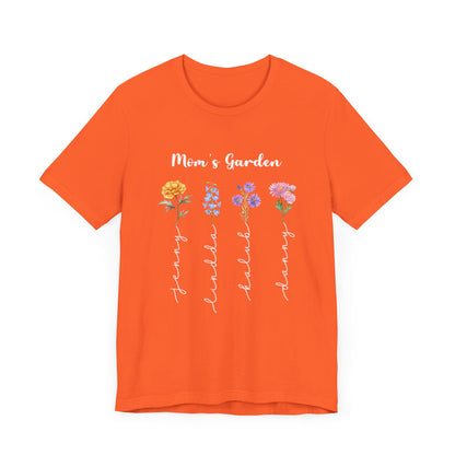 Custom Birth Month Flowers Shirt, Custom Moms Garden Shirt, Grandmas Garden Sign Shirt, Birth Month Flower Shirt,  Birth Flower Shirt, T1610