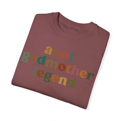 Aunt Godmother Legend Shirt for Aunt, Cute Godmother Gift from Goddaughter, Godmother Proposal, Retro Godmother Gift for Baptism, CC1034