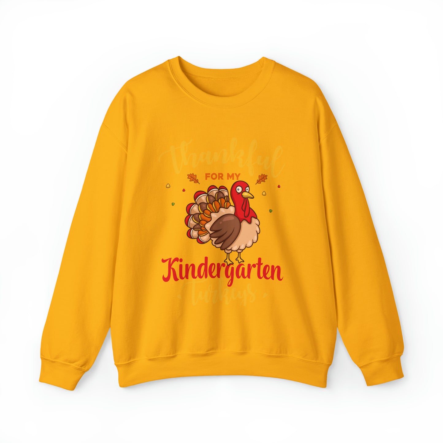 Thankful For My Kindergarten Turkey Sweatshirt, Thanksgiving Dinner Sweatshirt, Family Thanksgiving Shirt, Thanksgiving Turkey Shirt, SW860