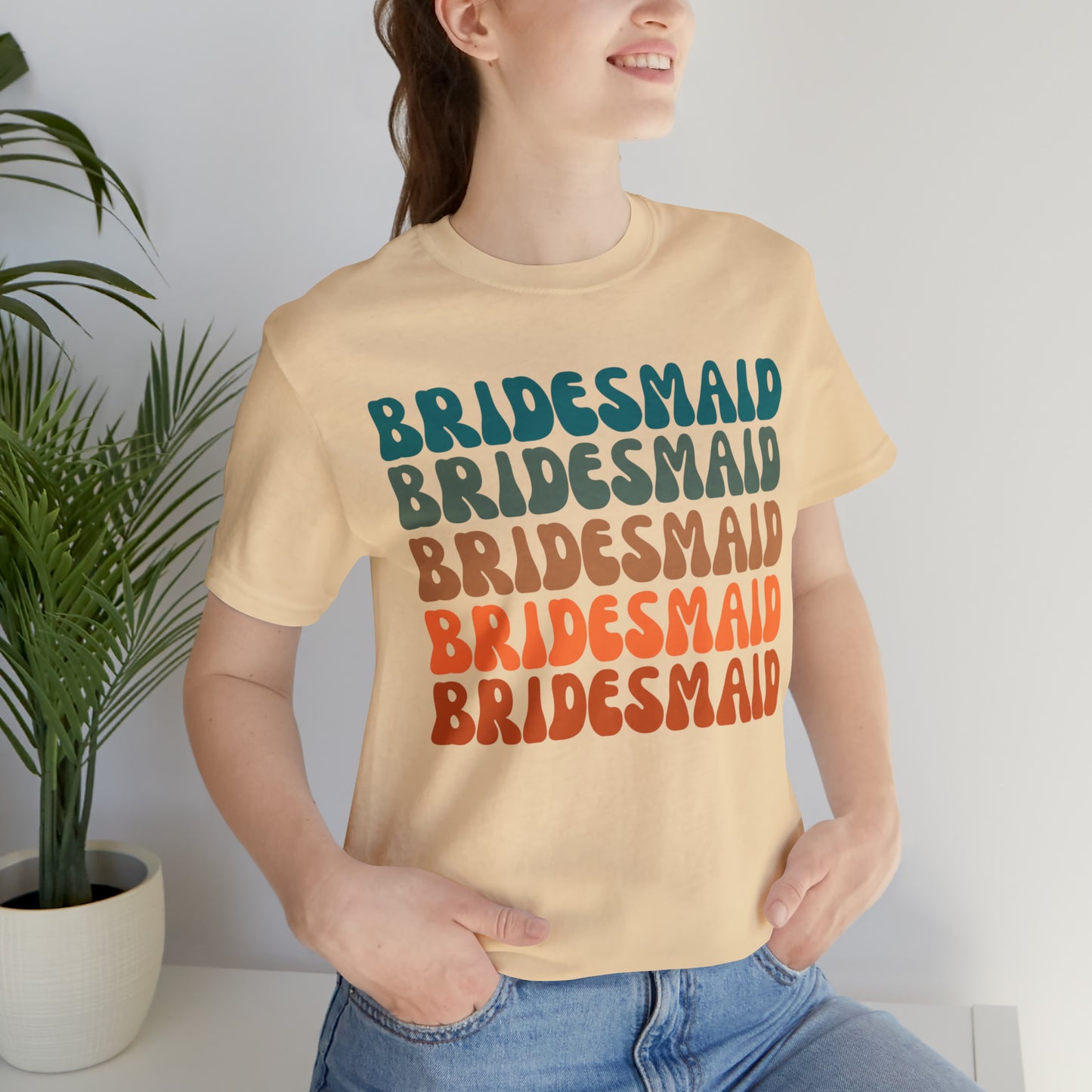 Retro Bridesmaid TShirt, Bridesmaid Shirt for Women, T288