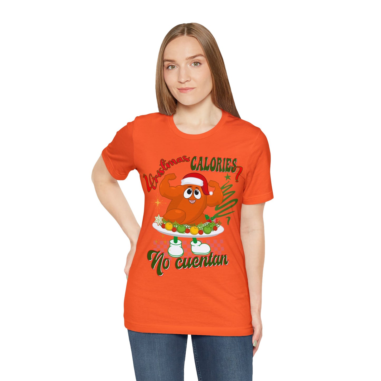 Christmas Calories No Cuentan Shirt, Feliz Navidad Shirt, Christmas Gifts, New Year Shirt, Spanish Christmas Shirt, Holiday Sweaters, T876