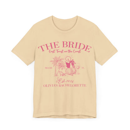 Last Toast on the Coast Beach Bachelorette Party Shirt, Custom Bachelorette Shirts, Bride Shirt, Bridesmaids Shirt, Social Club Shirt, T1604