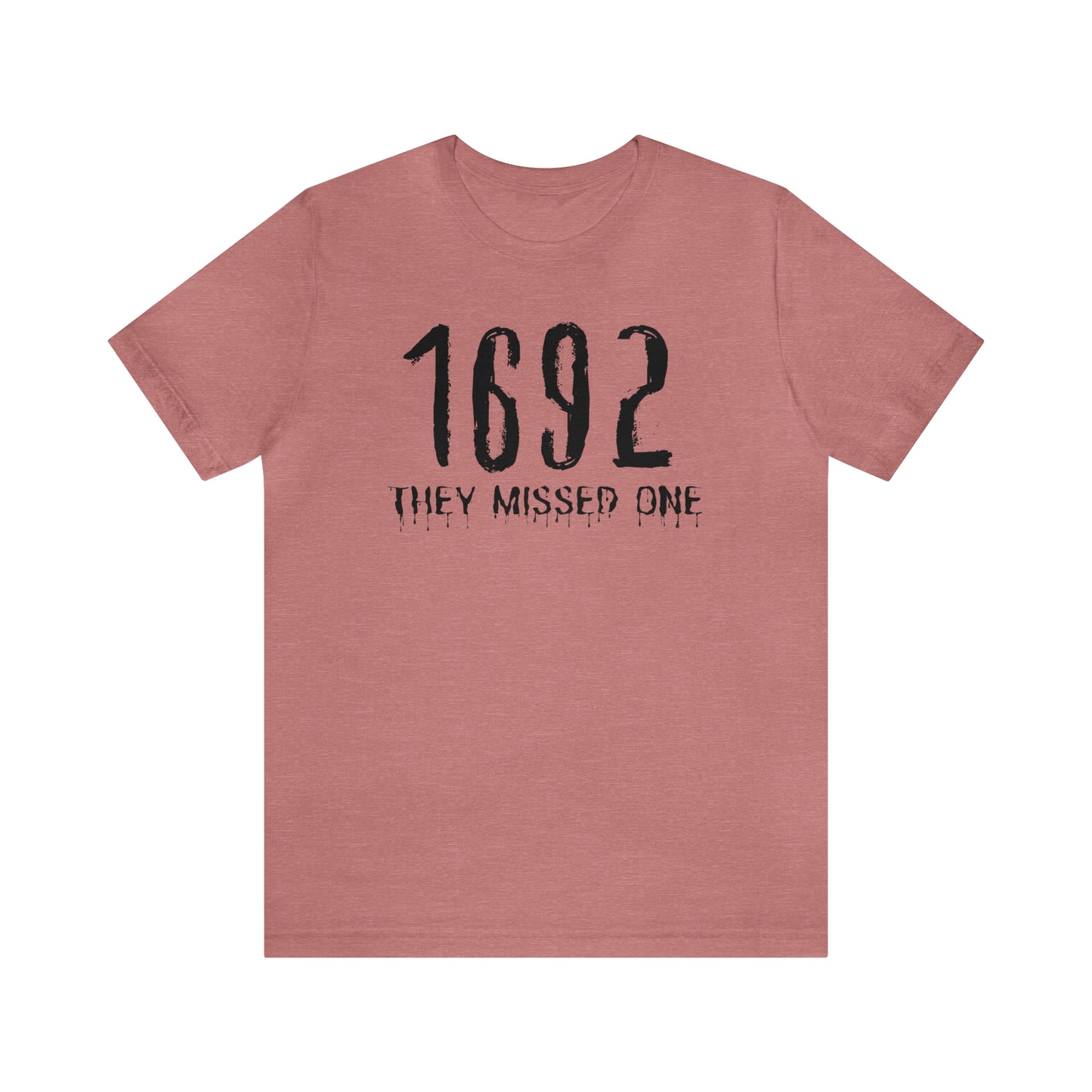 They Missed One Salem Witch Shirt 1692, Halloween Gift TShirt, Spooky Season Halloween Costume Shirt, T536