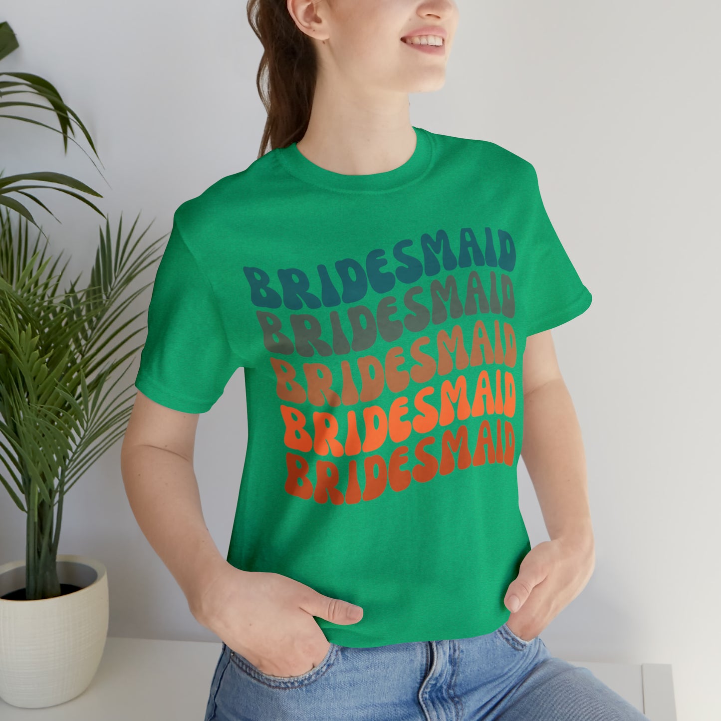 Retro Bridesmaid TShirt, Bridesmaid Shirt for Women, T290