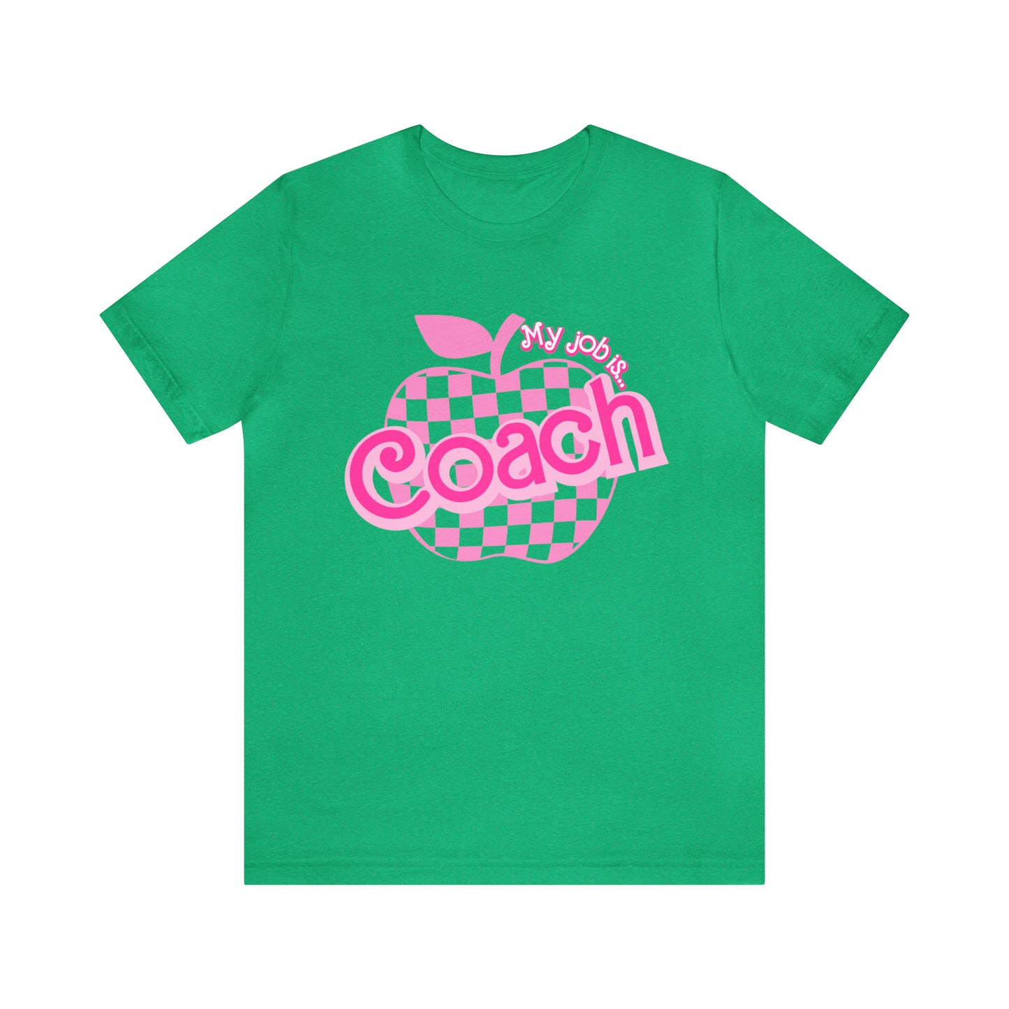 My Job Is Coach shirt, Pink Sport Coach Shirt, Colorful Coaching shirt, 90s Cheer Coach shirt, Back To School Shirt, Teacher Gift, T816