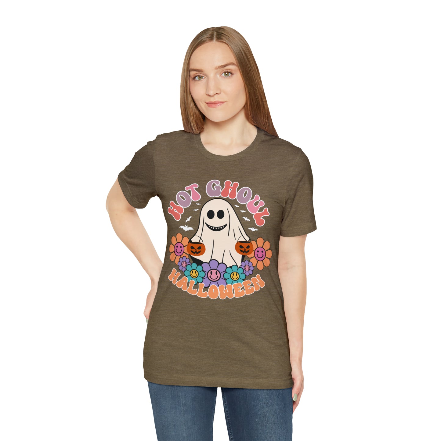 Lets Go Ghouls Shirt, Spooky Season Tee, Retro Halloween Cowgirl Shirt, Cowgirl Halloween Shirt, Vintage Ghost Shirt, T770