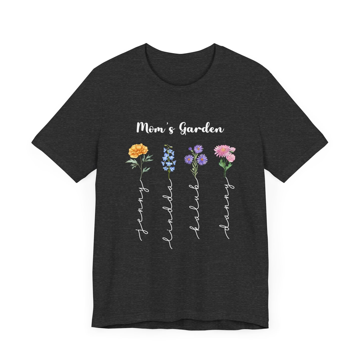 Custom Birth Month Flowers Shirt, Custom Moms Garden Shirt, Grandmas Garden Sign Shirt, Birth Month Flower Shirt,  Birth Flower Shirt, T1610