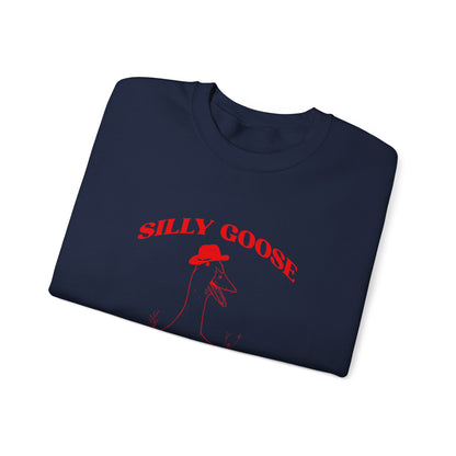 Silly Goose On The Loose Sweatshirt, Silly Goose Club Shirt Silly Joke Sweatshirt, Funny Goose Sweatshirt Funny University Sweatshirt, S1643