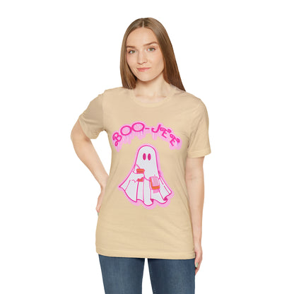 Boo Jee Shirt, Pink Ghost Boo Jee Shirt, Spooky Ghost Shirt, Spooky Season Ghost Shirt, Spooky Vibes Shirt, Halloween Ghost Shirt, T835