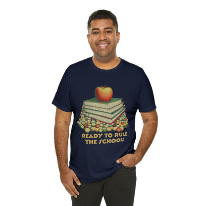 Back to school shirt funny for student - Ready to rule the school, T152