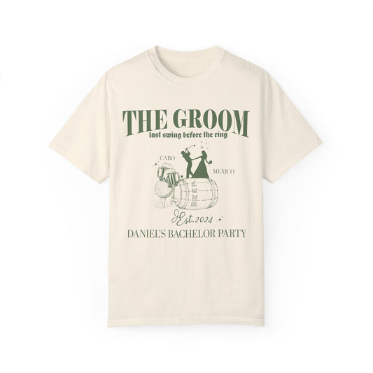The Groom Bachelor Party Shirts, Groomsmen Shirt, Custom Bachelor Party Gifts, Group Bachelor Shirt, Golf Bachelor Party Shirt, 20 CC1605