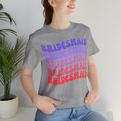 Retro Bridesmaid TShirt, Bridesmaid Shirt for Women, T286