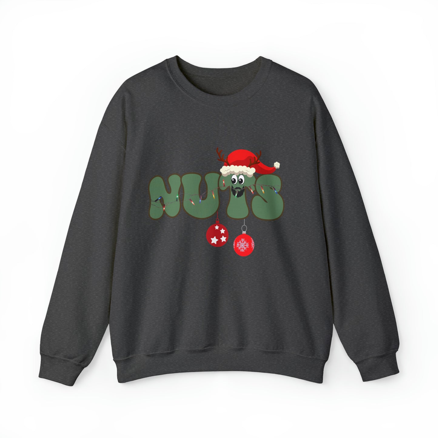Couple Chest Nuts Crewneck Sweatshirt, Christmas Holiday Sweatshirt, Christmas Gift for Couples, Funny Matching Christmas Sweatshirt, S949