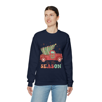 Christmas Tis The Season Sweatshirt, Merry Christmas Shirt, Christmas Tree Sweater, Christmas Tree shirt, Christmas Cake Sweatshirt, S889