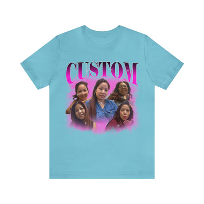 Custom Your Own Bootleg Tee, Retro Custom Bootleg Rap Tee, Custom Your Photo, Insert Your Design, Vintage Graphic 90s Tshirt, T1377