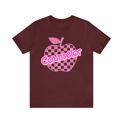 Counselor Shirt, Counselor Appreciation, Counselor Shirts Pink Trendy, School Psychologist T shirt Retro Cute Elementary, T843