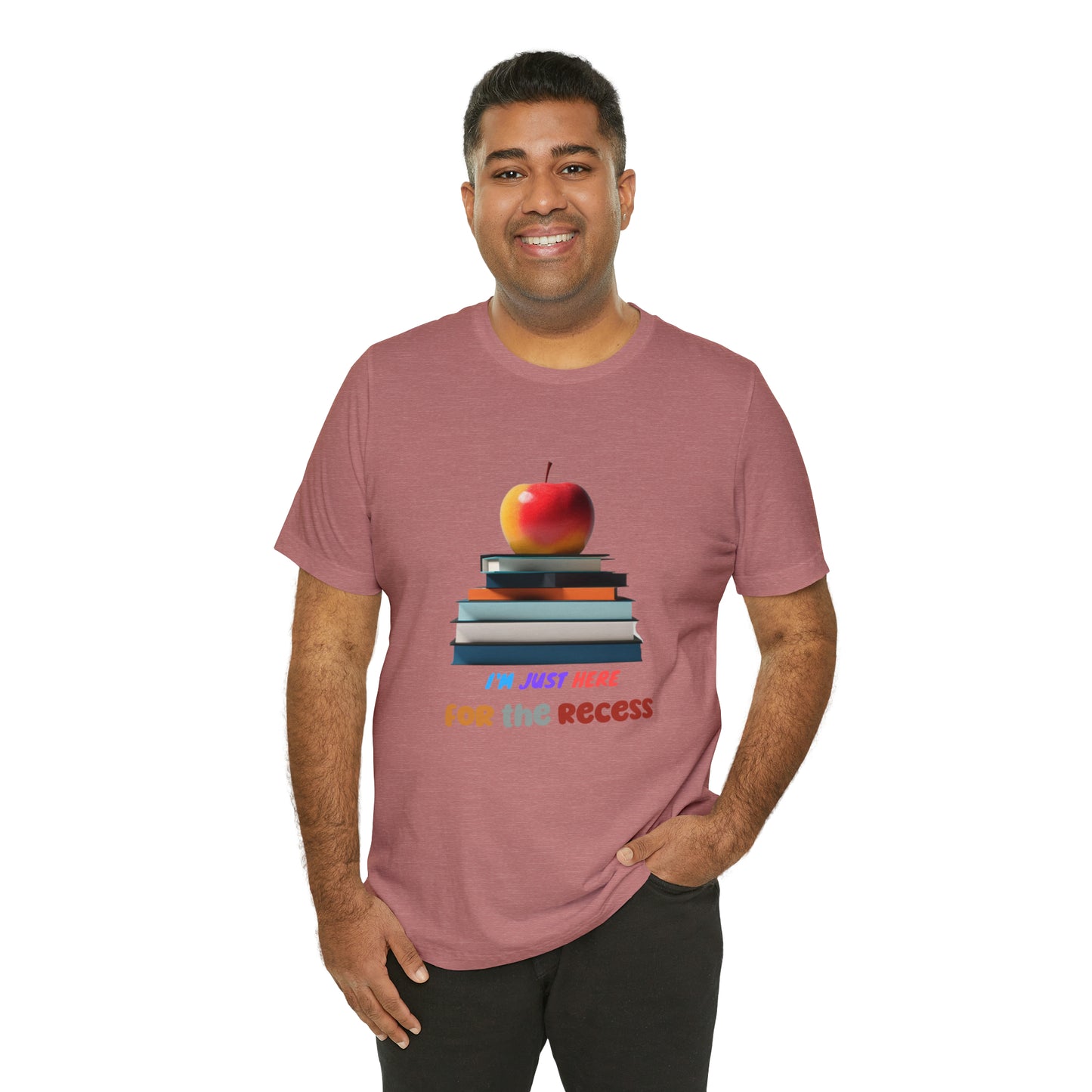 Back to school shirt funny for student, I am just here for the recess, T151