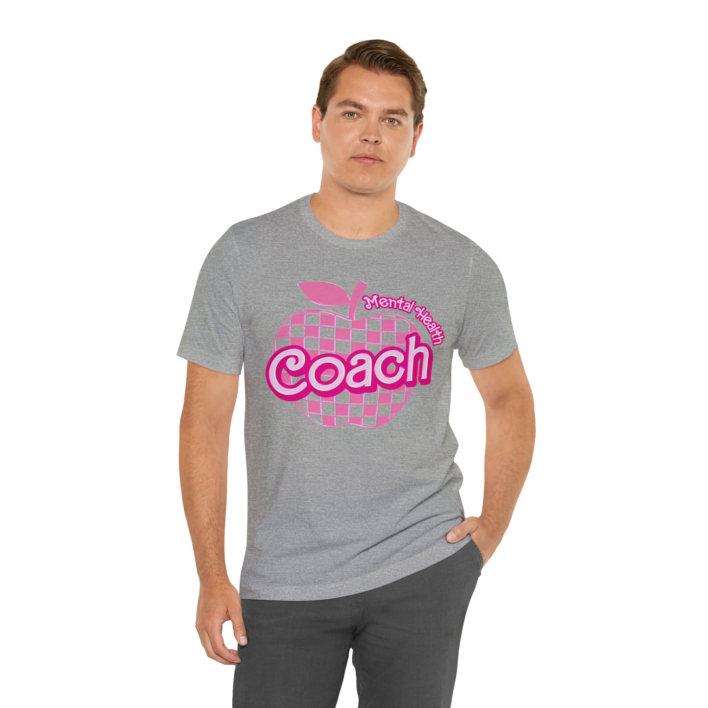 Mental Health Coach shirt, Pink Sport Coach Shirt, Colorful Coaching shirt, 90s Cheer Coach shirt, Back To School Shirt, Teacher Gift, T823