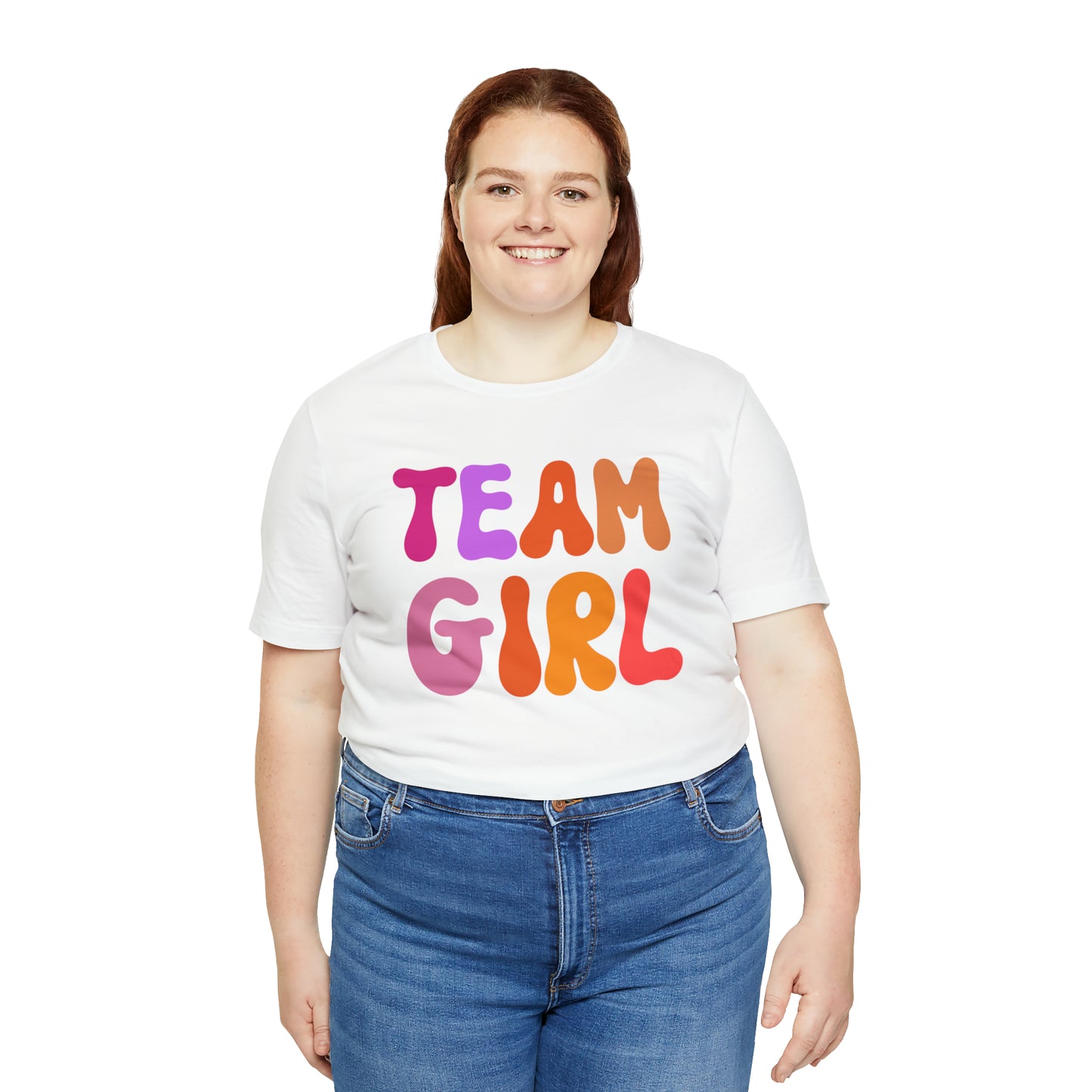 Team Girl Shirt for Gender Reveal, Cute Baby Announcement Shirt for Gender Reveal, Gender Announcement Gift for Her, T446