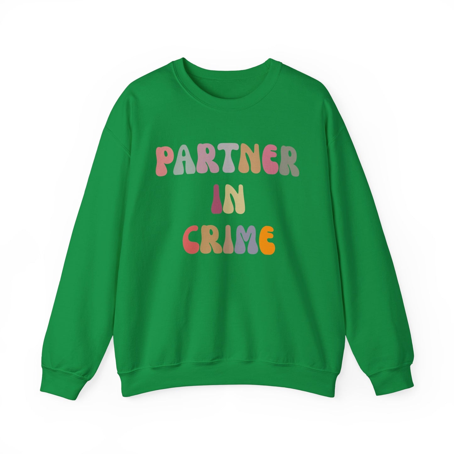 Partner In Crime Sweatshirt, Funny Best Friend Sweatshirt, Matching Besties Sweatshirt, Gift for Best Friend, BFF Sweatshirt, SW1287