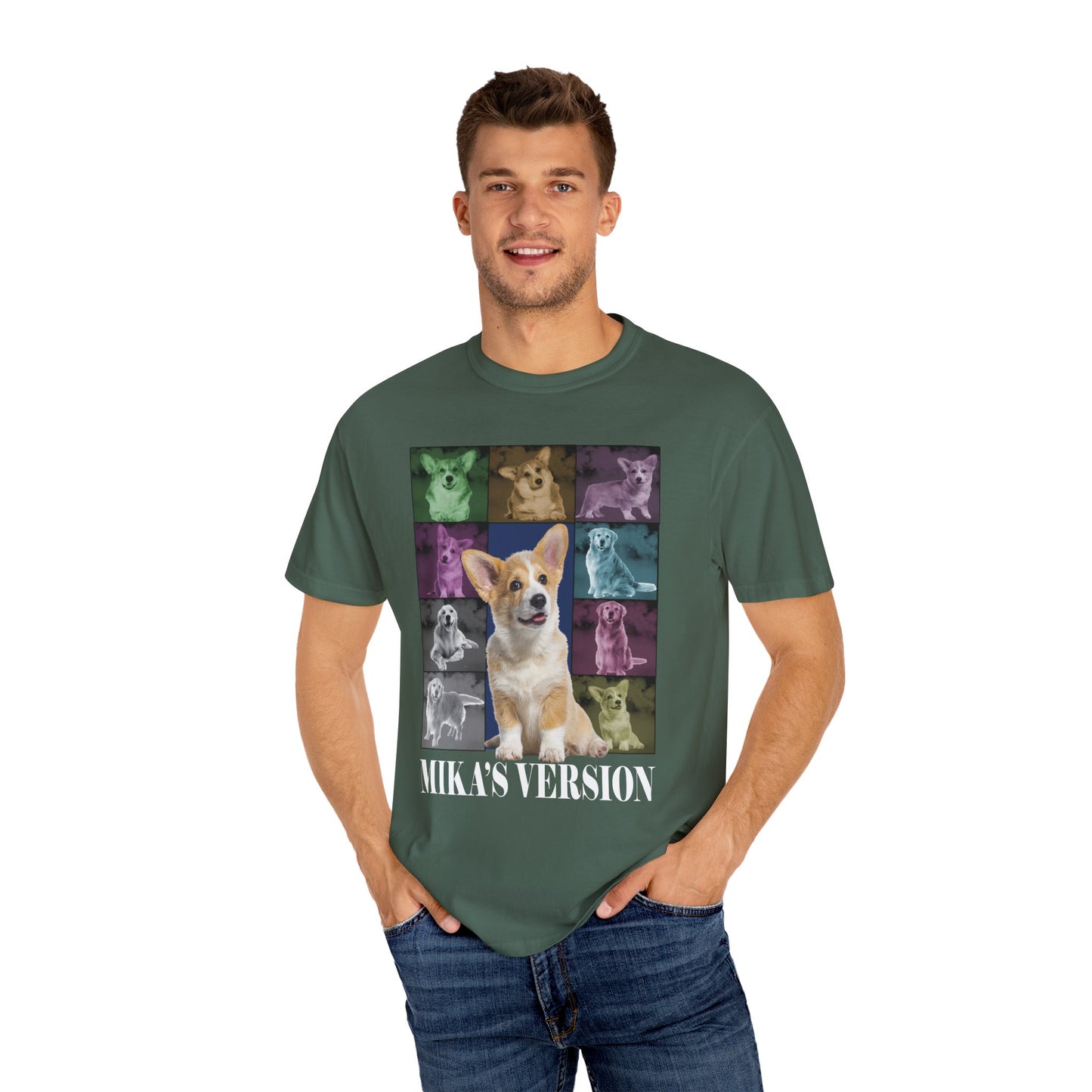 Custom Era's Tour Shirt, Personalized Dog Bootleg Era's Tour Shirt, Custom Pet Portrait Shirt, Dog Photo Shirt, Custom Dog's Version, CC1340