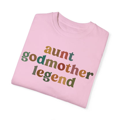 Aunt Godmother Legend Shirt for Aunt, Cute Godmother Gift from Goddaughter, Godmother Proposal, Retro Godmother Gift for Baptism, CC1034