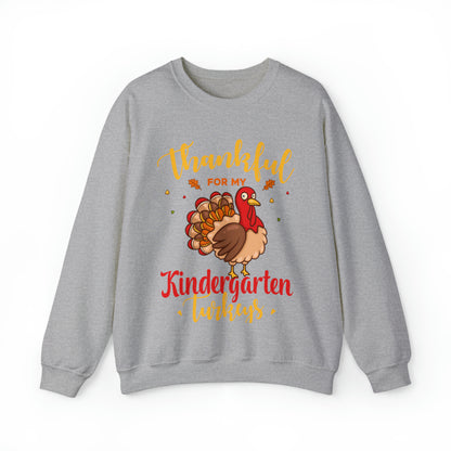 Thankful For My Kindergarten Turkey Sweatshirt, Thanksgiving Dinner Sweatshirt, Family Thanksgiving Shirt, Thanksgiving Turkey Shirt, S860