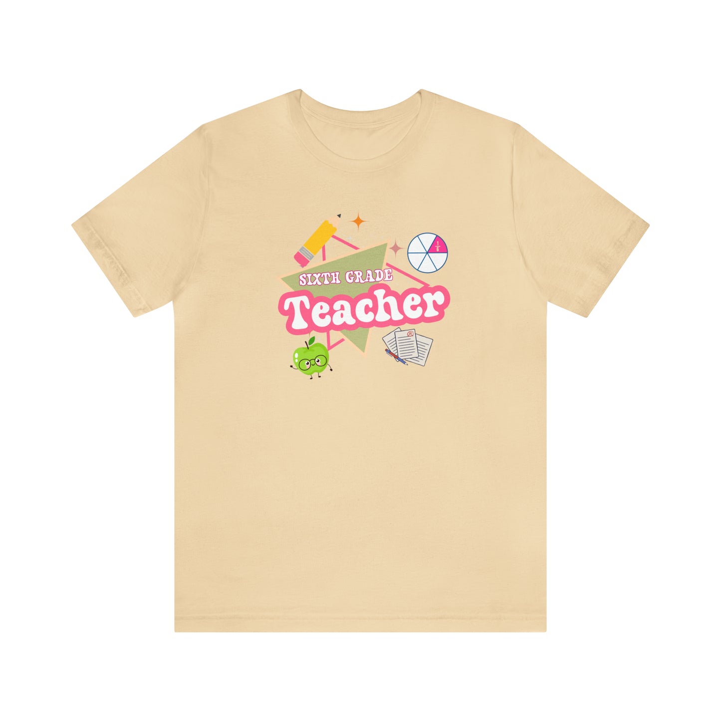 Sixth Grade Teacher Shirt, Teacher Tshirt Retro 6th Grade, Back to school Teacher, Appreciation Teacher Tee Gifts, T552