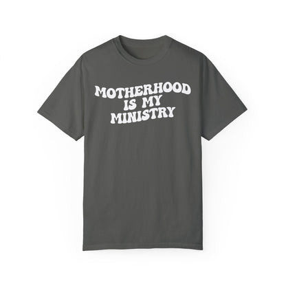 Motherhood Is My Ministry Shirt, Mothers Day Shirt, Motherhood Mom Shirt, Religious Mom Shirt, Cool Mom Shirt, Motherhood Shirt,8 CC1615