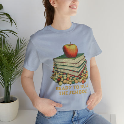 Back to school shirt funny for student - Ready to rule the school, T152