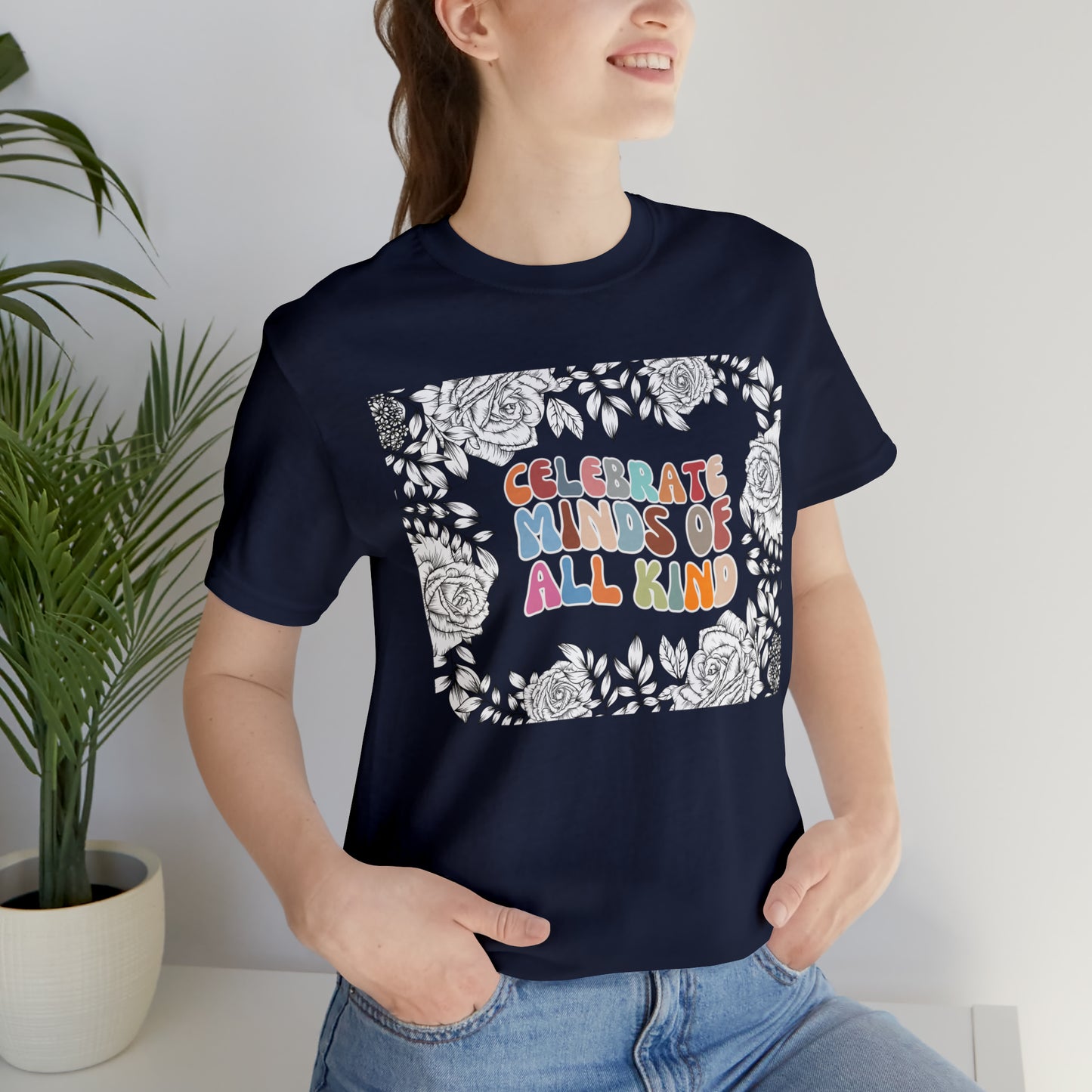 Autism Awareness Shirt, Celebrate Minds of All Kinds Shirts, Autism Acceptance Gift for Special, T373